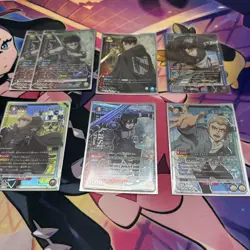 Union Arena Attack on Titan Levi Parallel Trading Card Select One - Image 1