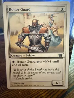 MTG Magic the Gathering 8th Edition Honor Guard - Image 1