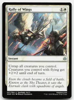 MTG Rally of Wings U War of the Spark 27 LP - Image 1