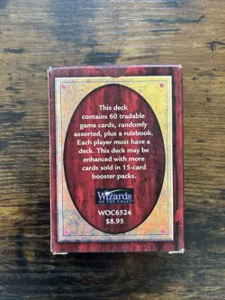 Magic the Gathering (MTG) 5th edition Starter Deck and rule book 1997 -used- - Image 3