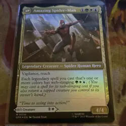 🌈 Peter Parker / Amazing Spider Man - Foil - Marvel's SPM MTG - NM/M - Image 2