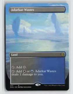 Adarkar Wastes 377 Borderless Dominaria United DMU MTG Magic - Image 1
