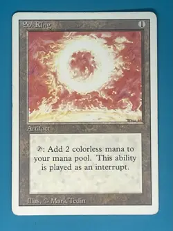 Mtg Sol Ring Revised Edition Regular - Image 1