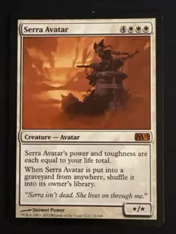1x Serra Avatar (32) Core Set 2013 M13 LP MTG Magic the Gathering x1 MKE - Image 1