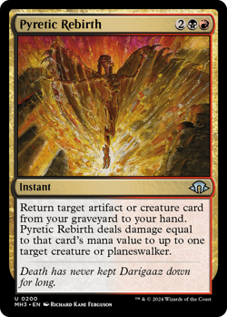 Pyretic Rebirth (REGULAR) x1 - MTG Modern Horizons 3 MH3 #200 - Image 1