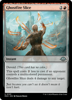 Ghostfire Slice (REGULAR) x1 - MTG Modern Horizons 3 MH3 #123 - Image 1