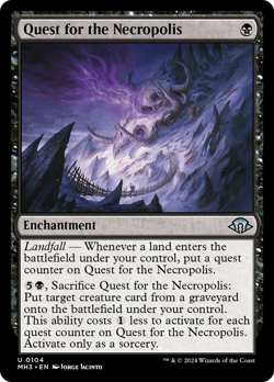 Quest for the Necropolis (REGULAR) x1 - MTG Modern Horizons 3 MH3 #104 - Image 1