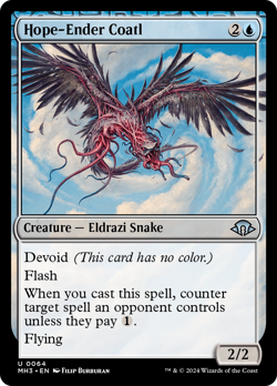 Hope-Ender Coatl (FOIL) x1 - MTG Modern Horizons 3 MH3 #64 - Image 1