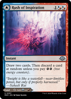 Rush of Inspiration // Crackling Falls (REGULAR) x1 - MTG MH3 #257 - Image 1