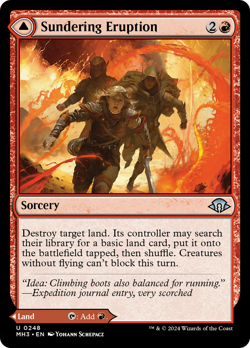 Sundering Eruption // Volcanic Fissure (REGULAR) x1 - MTG MH3 #248 - Image 1