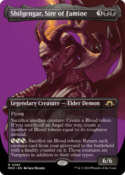 Shilgengar, Sire of Famine (REGULAR) x1 - MTG Modern Horizons 3 MH3 #366 - Image 1