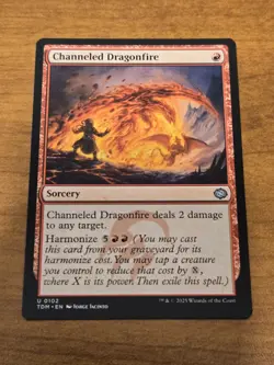 MTG Tarkir Dragonstorm - Channeled Dragonfire - TDM 102 - Regular - Image 1