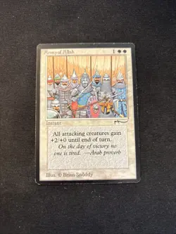 Army of Allah (Light) Arabian Nights Mtg LP - Image 1