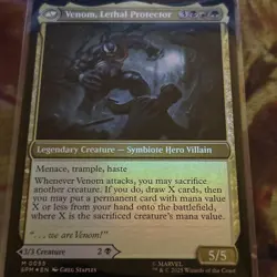 x1 Eddie Brock // Venom, Lethal Protector - Foil M MTG Marvel's Spider-Man M/NM, - Image 2