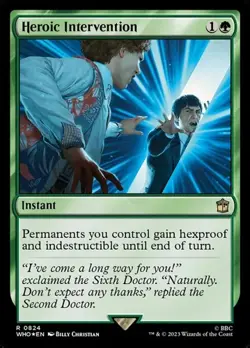 Heroic Intervention - Surge Foil DRWHO NM MTG - Image 1