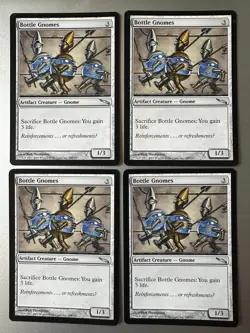 4x Bottle Gnomes (NM) Mirrodin Uncommon MRD Magic MTG Playset - Image 1