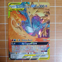 Pokemon TCG - Tag Team Moltres & Zapdos & Articuno 44/68 GX - 11 Bonus Cards - Image 1