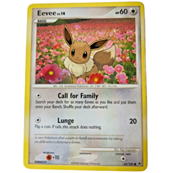 Pokemon Eevee Basic Evolution Majestic Dawn MD 62/100 Non-Holo Common LP - Image 1