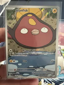 Stunfisk 118/086 - Pokemon TCG White Flare Illustration Rare - NM/M - Image 1