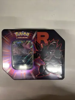 Pokemon Destined Rivals Team Rockets Nidoking EX Tin - FACTORY SEALED! - Image 1