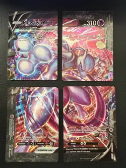 Mewtwo V-Union SWSH159 SWSH160 SWSH161 SWSH162 Sword & Shield Promo Pokemon TCG - Image 1