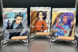 3x Trainer Lot - Prismatic Evolutions Ultra Rare Full Art Holo Pokemon TCG NM/M - Image 1