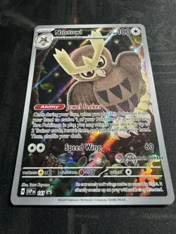 Noctowl 141- (Pokemon Center Exclusive) Promo Holo SV: S&V Black Star Promo - Image 2