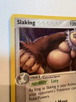 PSA 9 SLAKING 13 POWER KEEPERS EX HOLO POKEMON MINT - Image 4