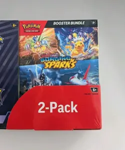 Pokemon Surging Sparks Elite Trainer Box Booster Bundle 2 Pack Factory Sealed - Image 2