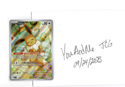 Pokemon TCG - English Eevee SVP 173 Black Star Promo - Prismatic Evolutions - NM - Image 1