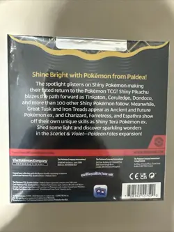 Pokemon TCG Scarlet And Violet: Paldean Fates Booster Bundle Box Sealed 6 Packs - Image 3