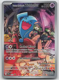 Team Rocket's Wobbuffet (Pokemon Center Exclusive) Promo SV: Scarlet & Violet Pr - Image 1