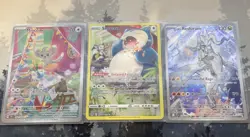 Lot of 3 Pokemon TCG Full art cards N’s Reshiram, Snorlax, Minccino - Image 1