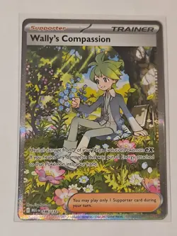 Wally's Compassion 186/132 Special Illustration Rare Pokemon Mega Evolution NM - Image 1