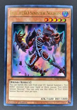 Evil HERO Sinister Necrom Legendary Duelists 3 LDS3-EN026) Yugioh Ultra Rare - Image 1