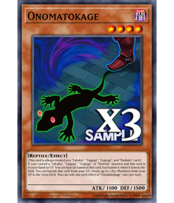 3X Onomatokage DOOD-EN007 C Doom of Dimensions NM 1st Ed Yugioh - Image 1