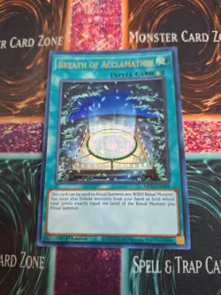 Yugioh Breath of Acclamation MP22-EN049 Ultra Rare 1st Edition Near Mint - Image 1