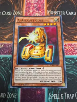 Yugioh A-Assault Core SDKS-EN001 Super Rare 1st Edition Near Mint - Image 1