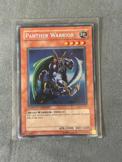Yugioh Panther Warrior CT2-EN006 Secret Rare Limited Edition LP - Image 1