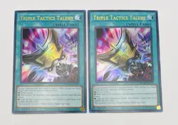 2x Triple Tactics Talent BLMM-EN170 Ultra Rare 1st Edition Yugioh tcg - Image 1