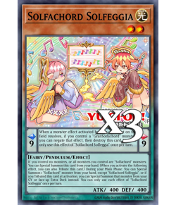 3X Solfachord Solfeggia DOOD-EN020 C Doom of Dimensions NM 1st Ed Yugioh - Image 1