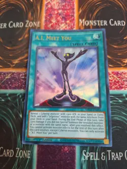 Yugioh A.I. Meet You MP22-EN095 Ultra Rare 1st Edition Near Mint - Image 1