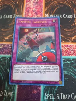 Yugioh Vampire Takeover GFP2-EN168 Ultra Rare 1st Edition Near Mint - Image 1