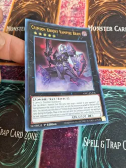 Yugioh Crimson Knight Vampire Bram GFP2-EN138 Ultra Rare 1st Edition Near Mint - Image 2