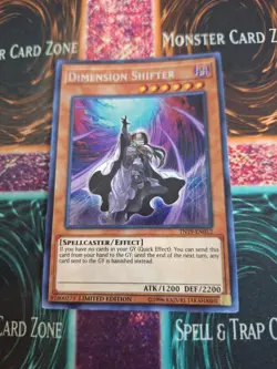 Yugioh Dimension Shifter TN19-EN012 Prismatic Secret Rare Limited Near Mint - Image 1
