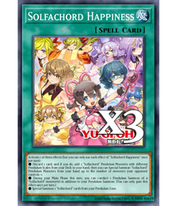 3x Solfachord Happiness DOOD-EN065 C Doom Of Dimensions 1st Ed NM Yugioh - Image 1