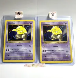 Pokemon Trading Card Drowzee Base Set 49/102 First Edition Shadowless - Image 1
