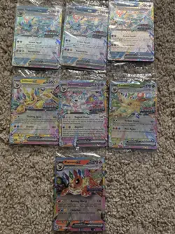 Prismatic Evolutions Surprise Box Stamped EX Promo Cards Lot of 7 - Image 1