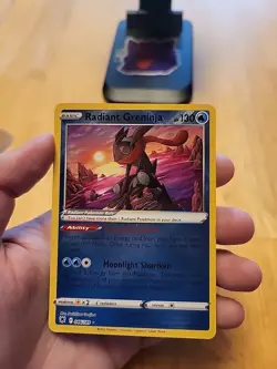Pokemon TCG Radiant Greninja Astral Radiance Holo Card 046/189 - Image 2
