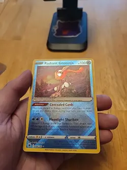 Pokemon TCG Radiant Greninja Astral Radiance Holo Card 046/189 - Image 3